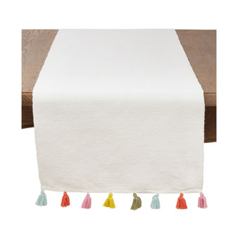 Fiesta Tassel Long Table Runner