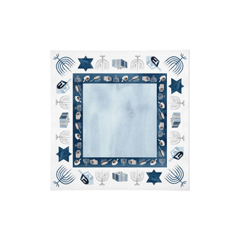 Happy Hanukkah Napkin Set, 20" x 20"
