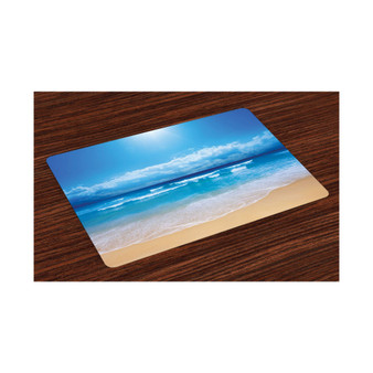 Beach Place Mats, Set of 4