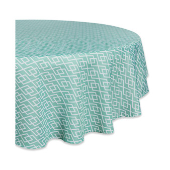 Diamond Outdoor Tablecloth 60" Round