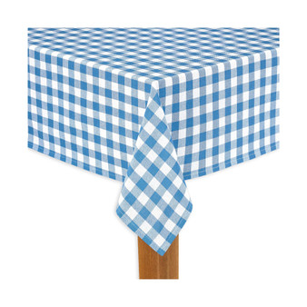 Buffalo Check Navy 100% Cotton Table Cloth for Any Table 60"X120"