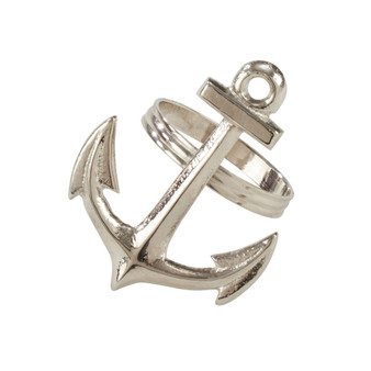 Anchor Design Napkin Ring, Set of 4