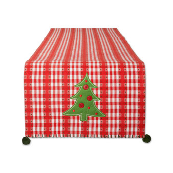 Kitchen and Table Top Jolly Tree Collection Table Runner, Jolly Tree, 14" x 108"