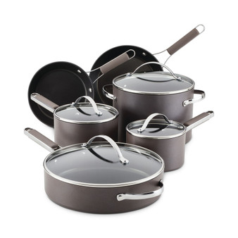 10-Pc. Hard-Anodized Collection Nonstick Cookware Set