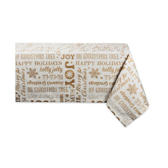 Christmas Collage Tablecloth 60" x 84"