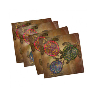 Turtle Set of 4 Napkins, 12" x 12"