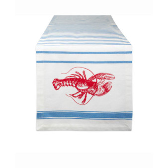 Lobster Stripe Table Runner 14" X 72"