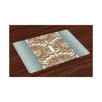 Diamond Place Mats, Set of 4