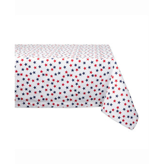 Americana Stars Print Table cloth 60" X 84"