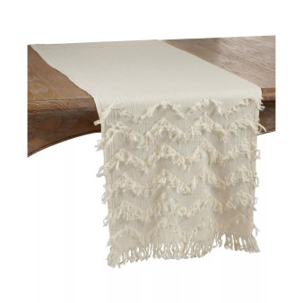 Fringe Chevron Runner