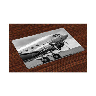 Vintage-Like Airplane Place Mats, Set of 4