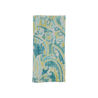 Distressed Paisley Napkin Set of 4