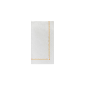 Papersoft Napkins Fringe Yellow Guest Towels (Pack of 20)