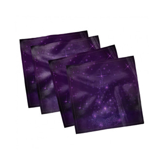 Merry Christmas Text Set of 4 Napkins, 12" x 12"