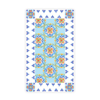 Talavera Tablecloth, 70" x 120"