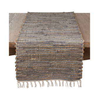 Fringed Chindi Table Runner