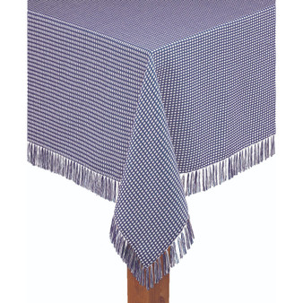 Homespun Marine 100% Cotton Tablecloth 60"X102"