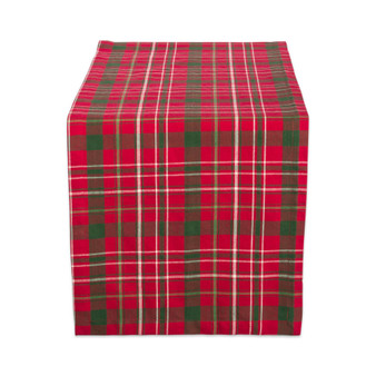 Tartan Holly Plaid Table Runner