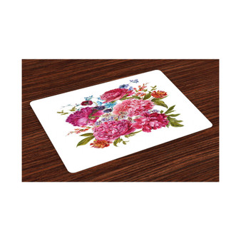 Shabby Flora Place Mats, Set of 4