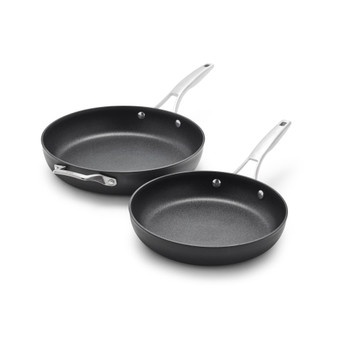 Premier Hard-Anodized Nonstick 10" and 12" Frying Pans Set