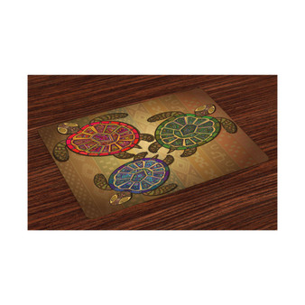 Turtle Place Mats, Set of 4