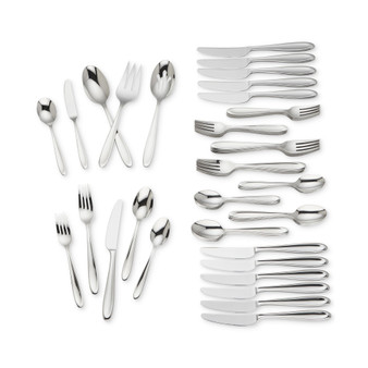 Cantera 65-Pc. 18/10 Stainless Steel Flatware Set, Service for 12