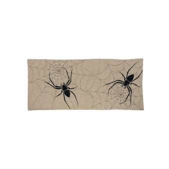 Halloween Creepy Spiders Double Layer Table Runner