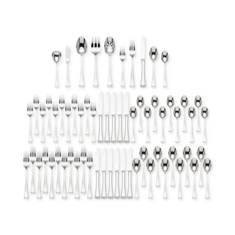 Portola 65 Pc Flatware Set, Service for 12