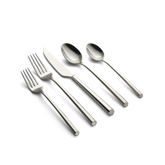Isobel Mirror 20 Piece 18/10 Stainless Steel Flatware Set, Service for 4