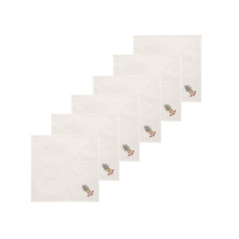 Pineapple Wreath Napkin, Set of 6