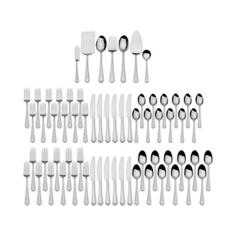 18/0 Stainless Steel 67-Pc. Carleigh Flatware & Hostess Set, Created for Macy's