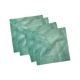 Outline Flower Set of 4 Napkins, 18" x 18"