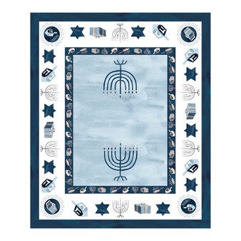 Happy Hanukkah Tablecloth, 70" x 84"