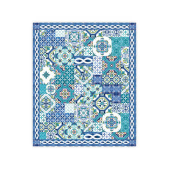 Callisto Tiles Tablecloth, 70" x 84"