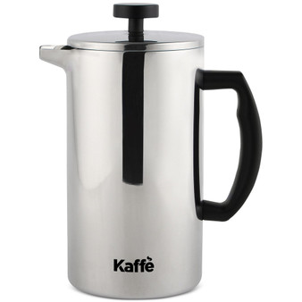 French Press Double-Walled Glass & Stainless Steel Coffee Maker