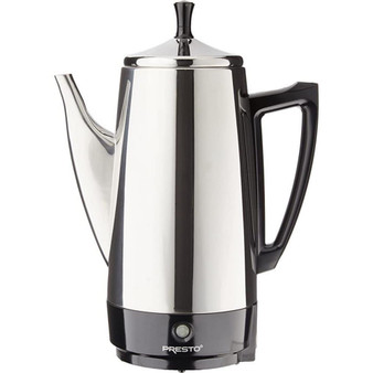 National Industries 12 Cup Stainless Steel Coffee Maker