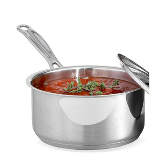 Chef's Classic Stainless Steel 1.5 Qt. Covered Saucepan