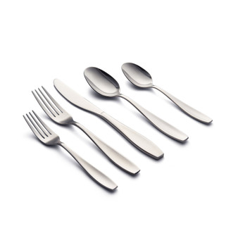 Tyrus Satin Mirror 20-Piece Flatware Set, Service for 4