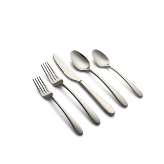 Poet Mirror 20 Piece 18/10 Stainless Steel Flatware Set, Service for 4