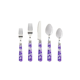 Floral Flatware Set, 16 Piece