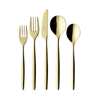 Metro Chic Dor Flatware 5 Piece Place Setting