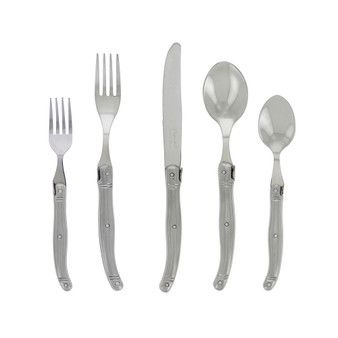 20 Piece Laguiole Stainless Steel Flatware Set, Service for 4