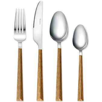Tomodachi  Dali Wood 16-Pc. Flatware Set, Service for 4