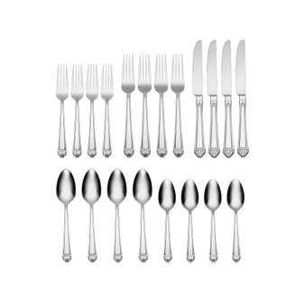 Eave 20-PC Flatware Set, Service for 4