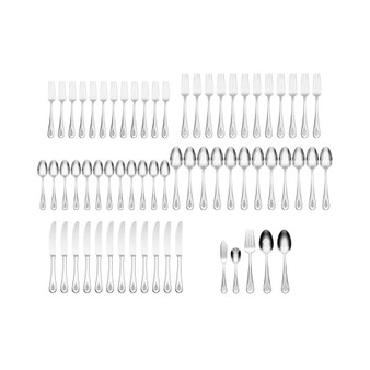 Noella 65-Piece Flatware Set, Service for 12