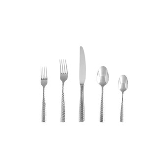 Lucca Faceted 20pc Flatware Set