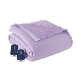 Reverse to Sherpa Twin Electric Blanket