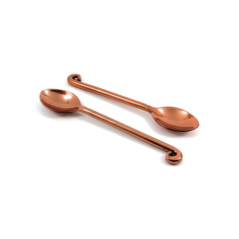 Copper Finish Teaspoons - Set of 6
