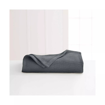 Cotton Diagonal-Weave Twin Blanket