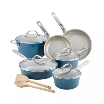 Home Collection 12Pc Aluminum Nonstick Cookware Set